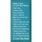 Solid Knotty Pine Rustic Wooden Wall Sign "When I Say I Love You" - 9x18 Inch